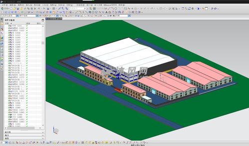 现代机械设备厂效果布置图 软件与辅助设备的创新应用